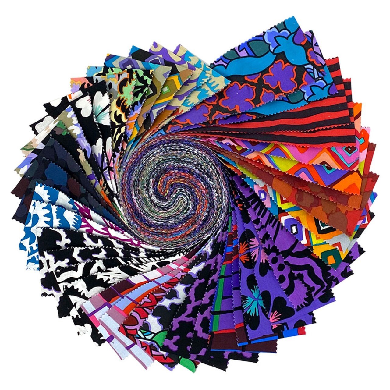 Kaffe Fassett 2.5" Strip Roll (Jelly Roll) in Dark by Kaffe Fassett for Free Spirit (FB4DRGP.FEB24DARK)